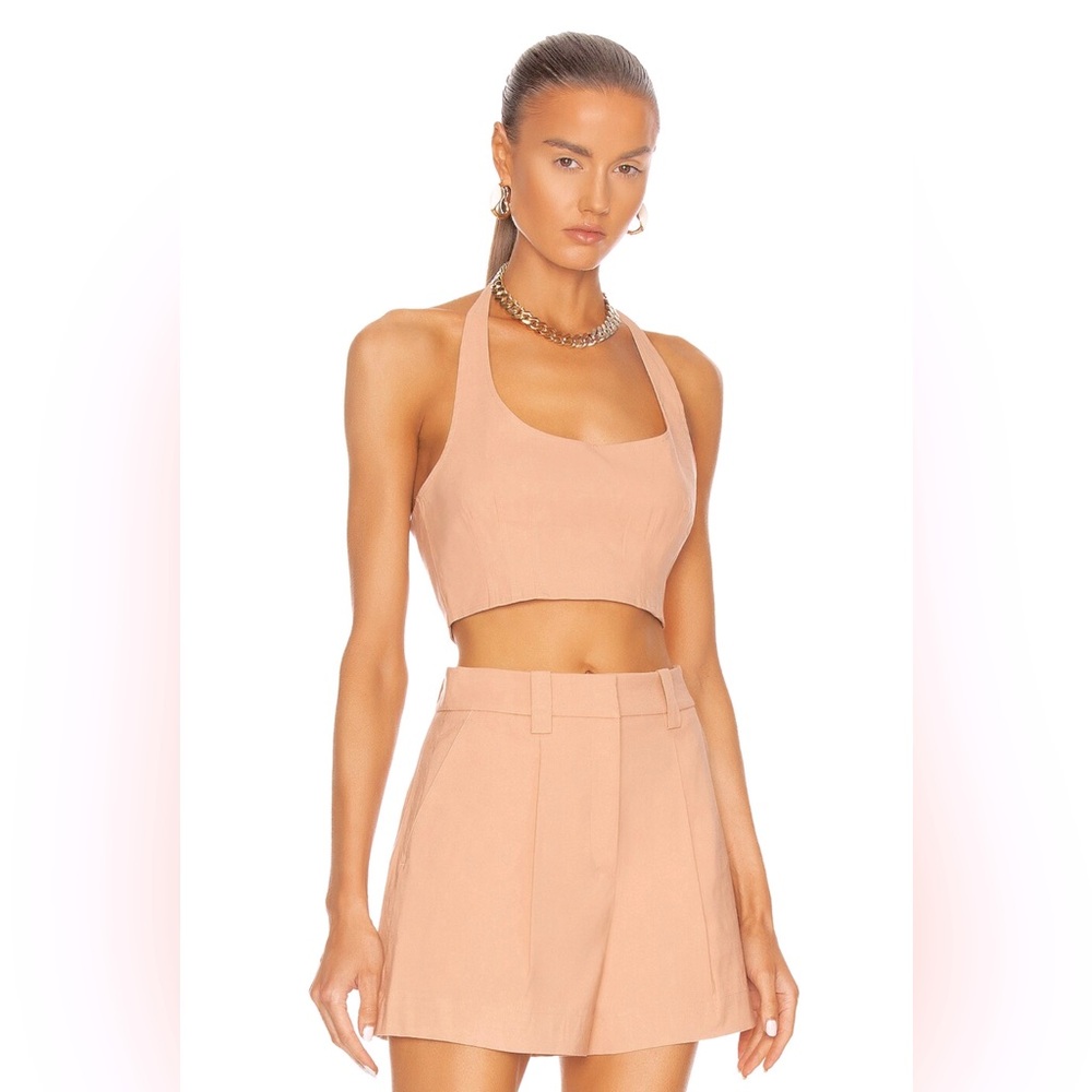 A.L.C. Regina Halter Crop Top • Size 2 •